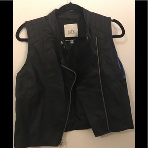 Black Moto Vest